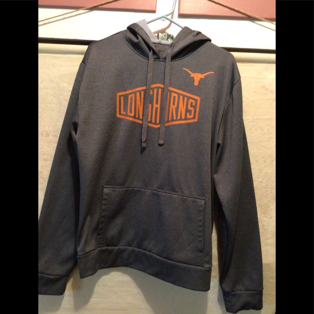 TX LONGHORNS UNISEX Grey Pullover Hoodie